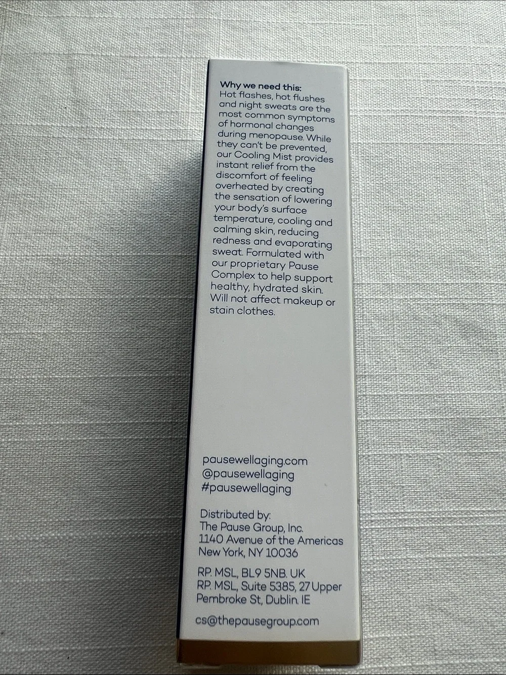 Pause Well-Aging Cooling Mist Instantly Cools and Calms 2 fl oz / 60ml NIB
